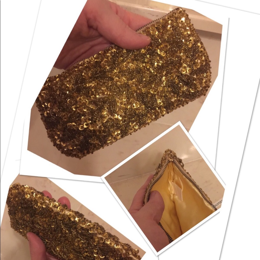 True Vintage 1940s/ 1950s Wallace Beaded Clutch♥️ - Picture 8 of 8